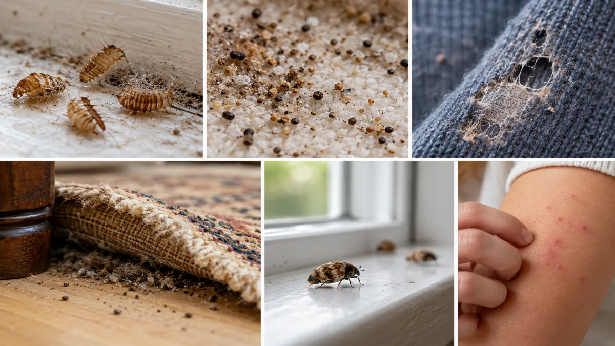 Signs of a Carpet Beetle Infestation