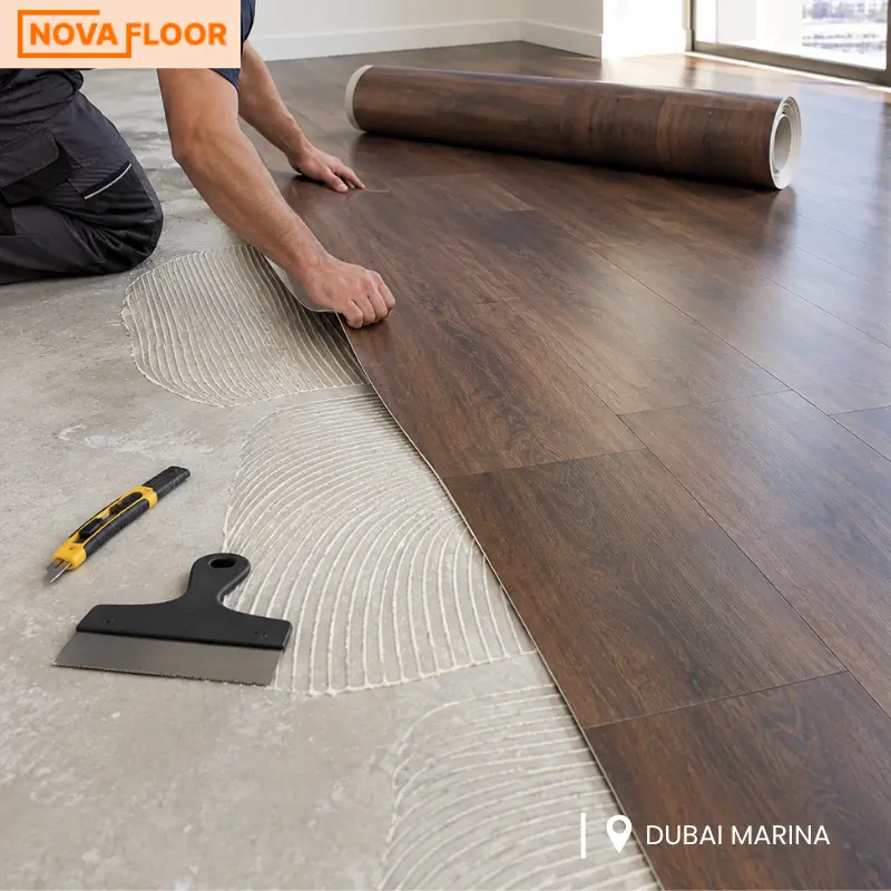 Vinyl Sheet Flooring in Dubai UAE