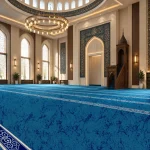 teal-blue Mosque Carpet