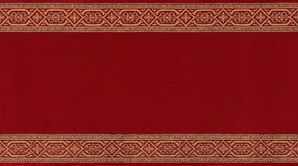 bordered red carpet in Dubai